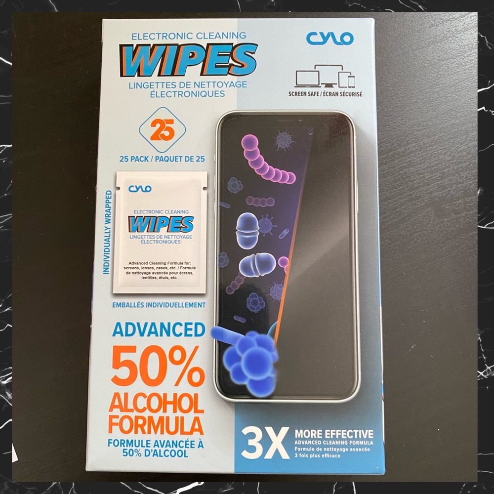 Cylo Sanitizing Electronic Wipes